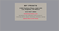 Desktop Screenshot of myprintsinc.com